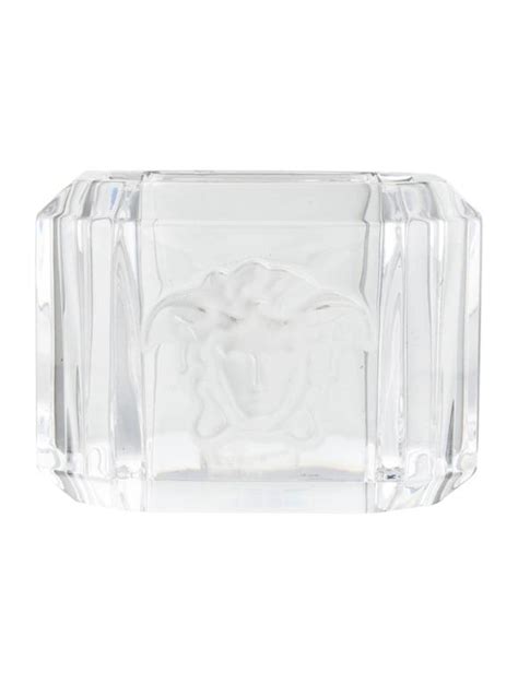 versace glass napkin rings|Versace Crystal Medusa Head Napkin Rings (Set of Eight) .